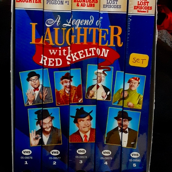 A Legend Of Laughter with Red Skelton 5 VHS Box Set - Picture 1 of 3